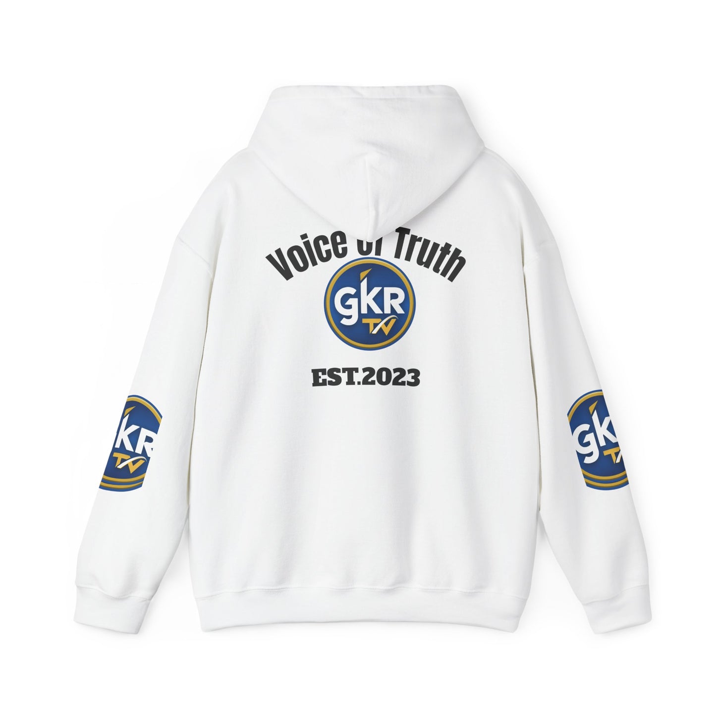 GKR TV "Voice of Truth" Hoodie — Established 2023 Logo Sweatshirt