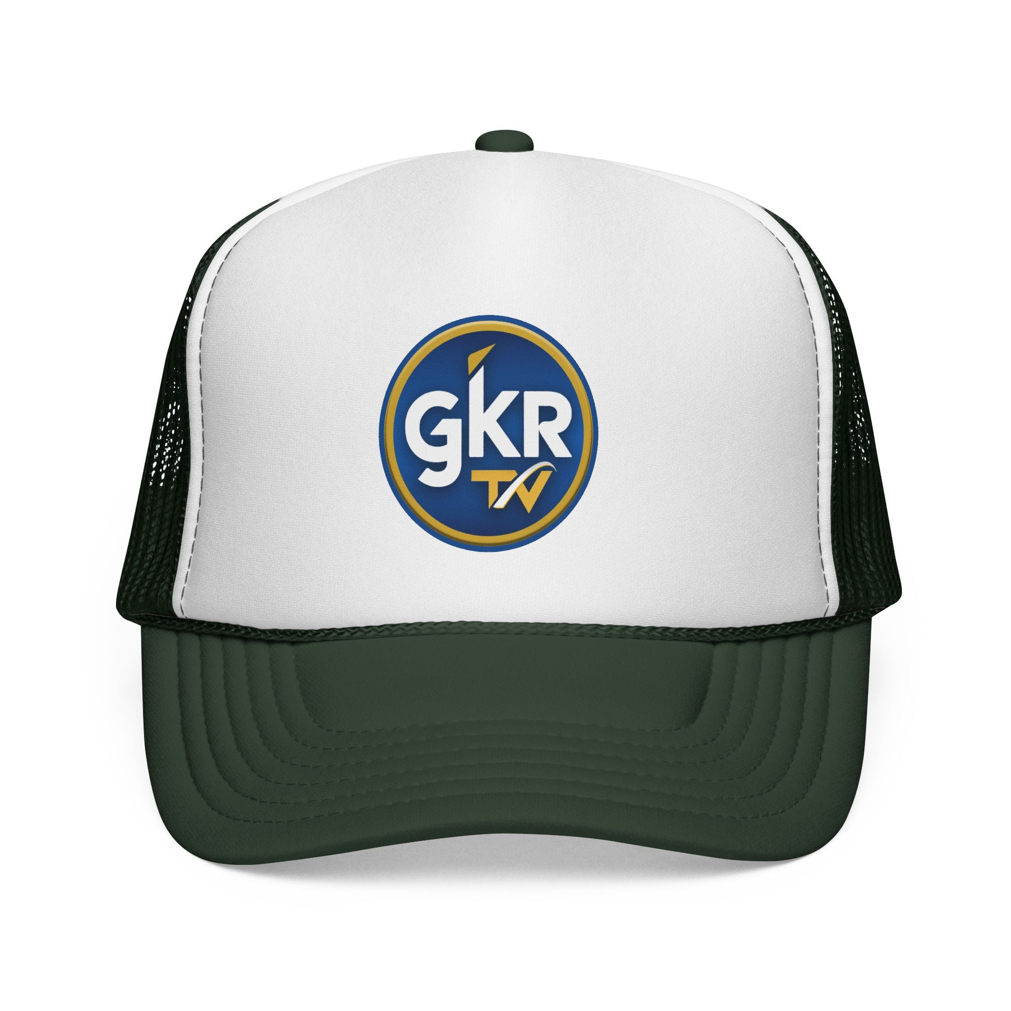 GKR TV Retro Trucker Cap — Red, White & Blue Mesh Hat