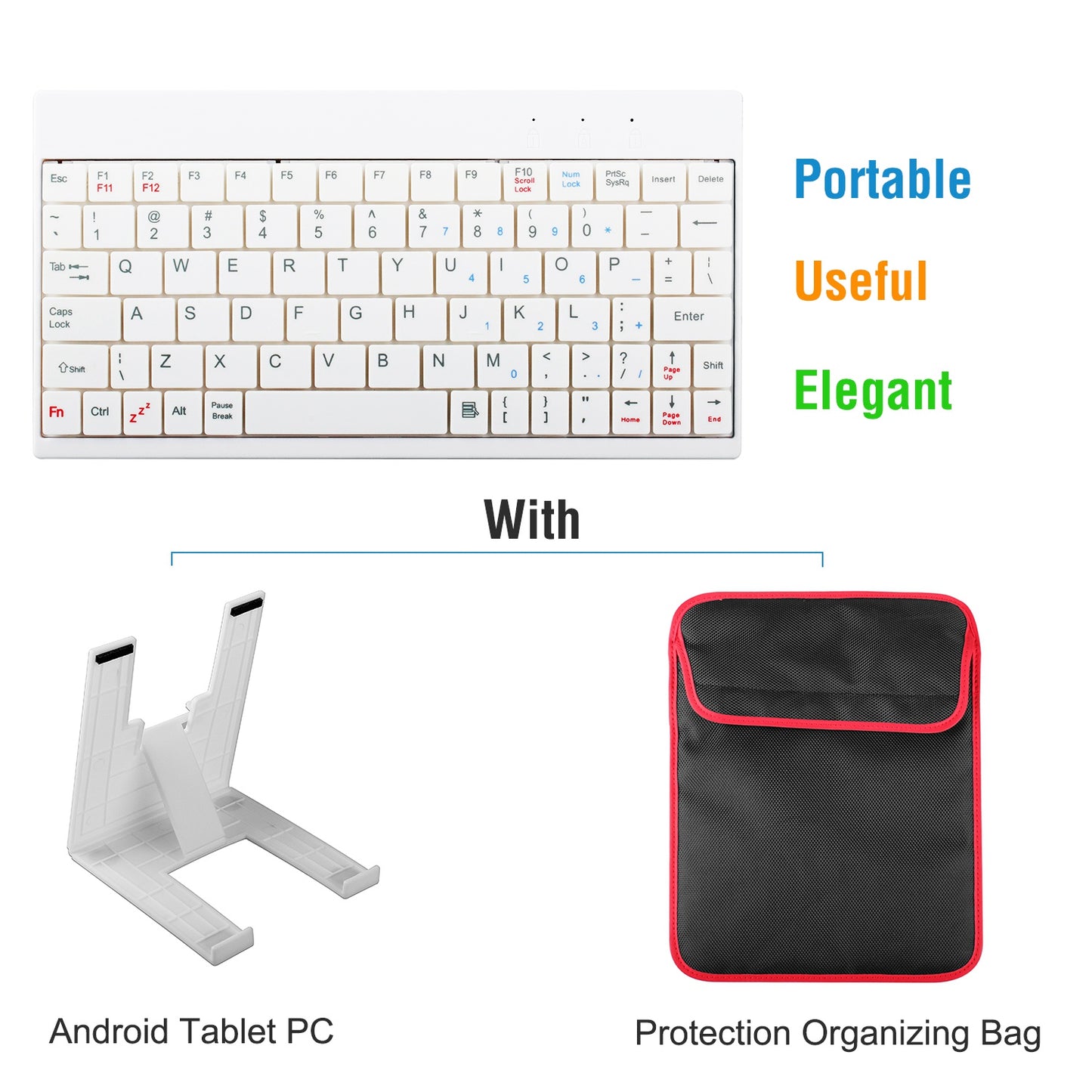 Mini USB Wired Keyboard – Compact Portable 80-Key Keyboard for Laptop, PC & Office Use