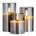 Flameless LED Candles 3-Pack with Remote – Battery Operated Realistic Flickering Candles for Home Decor