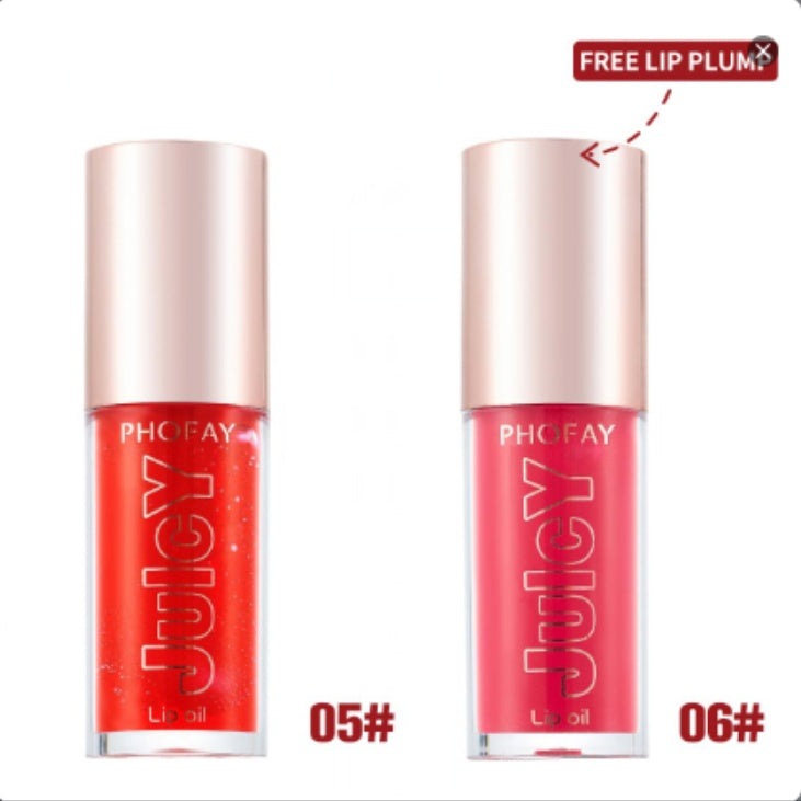PHOFAY Juicy Lip Oil – Hydrating, Glossy & Non-Sticky Lip Care