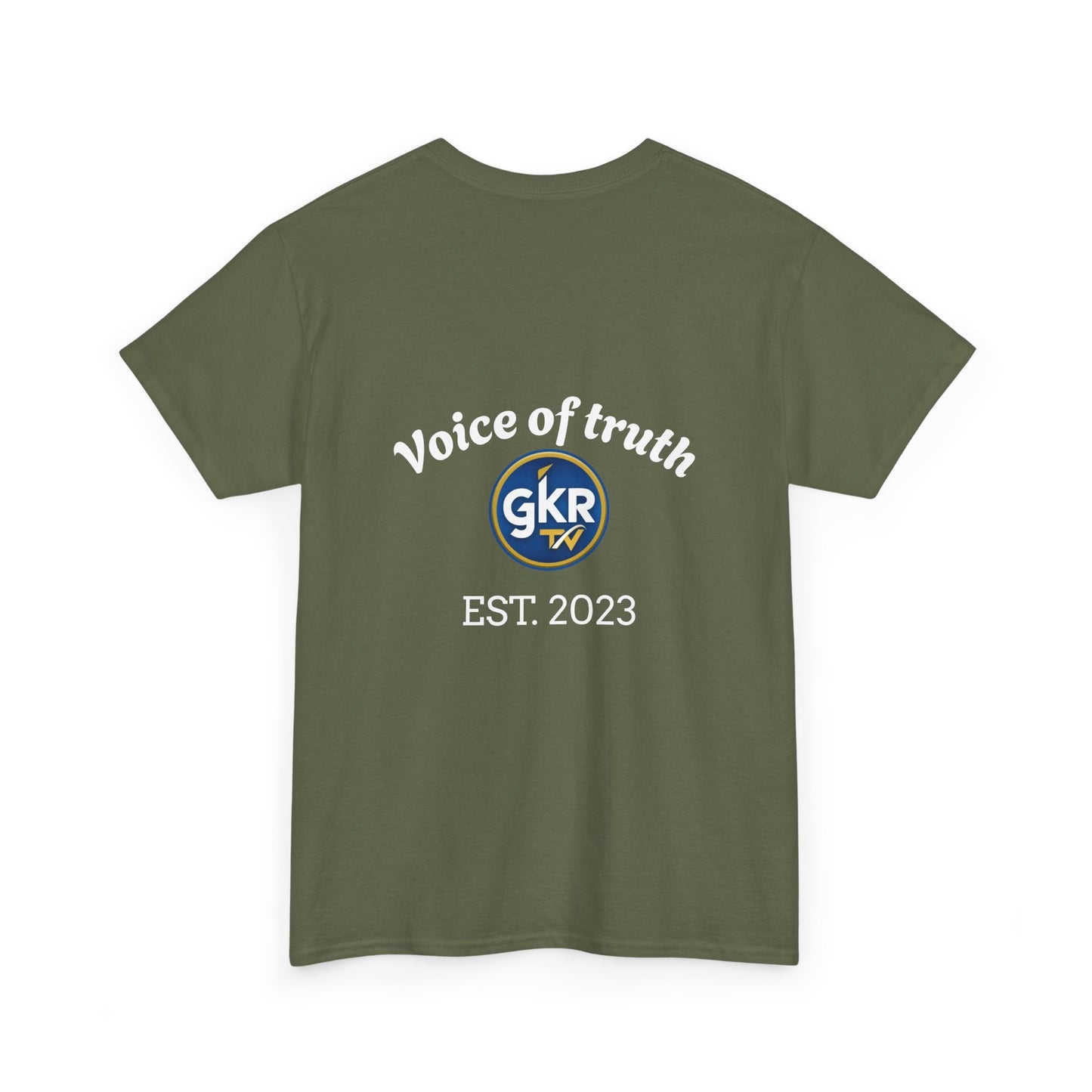 Voice of Truth GKR Logo Tee — Branded Graphic T-Shirt (EST. 2023)