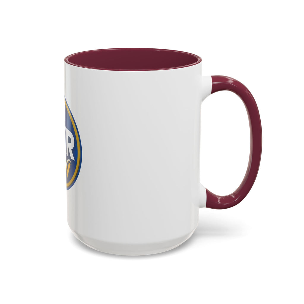 GKR TV Logo Mug — Color Accent Coffee Cup (11oz & 15oz)