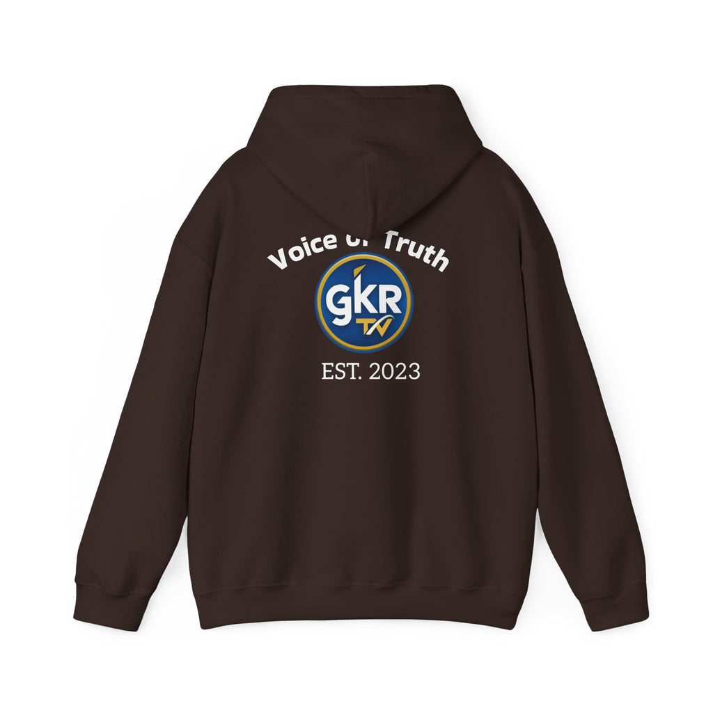 GKR TV 'Voice of Truth' Hoodie – Est. 2023 Logo Pullover