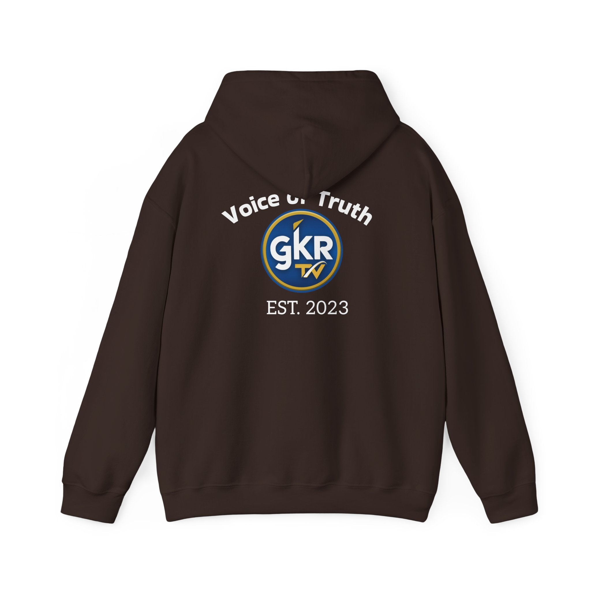 GKR TV 'Voice of Truth' Hoodie – Est. 2023 Logo Pullover