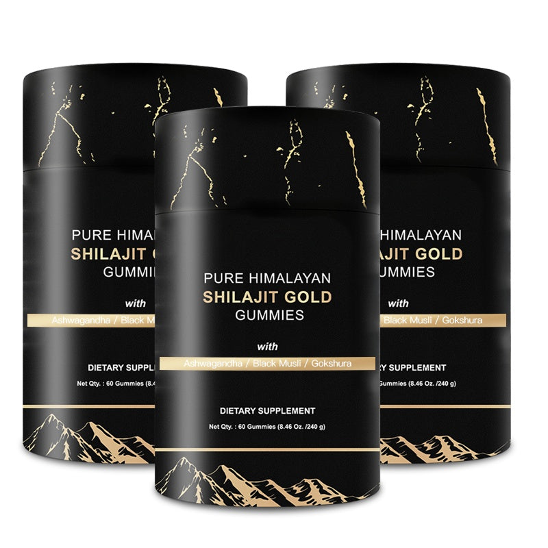 Pure Himalayan Shilajit Gold Gummies – 60 Count