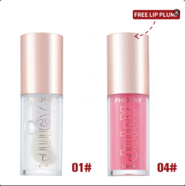 PHOFAY Juicy Lip Oil – Hydrating, Glossy & Non-Sticky Lip Care