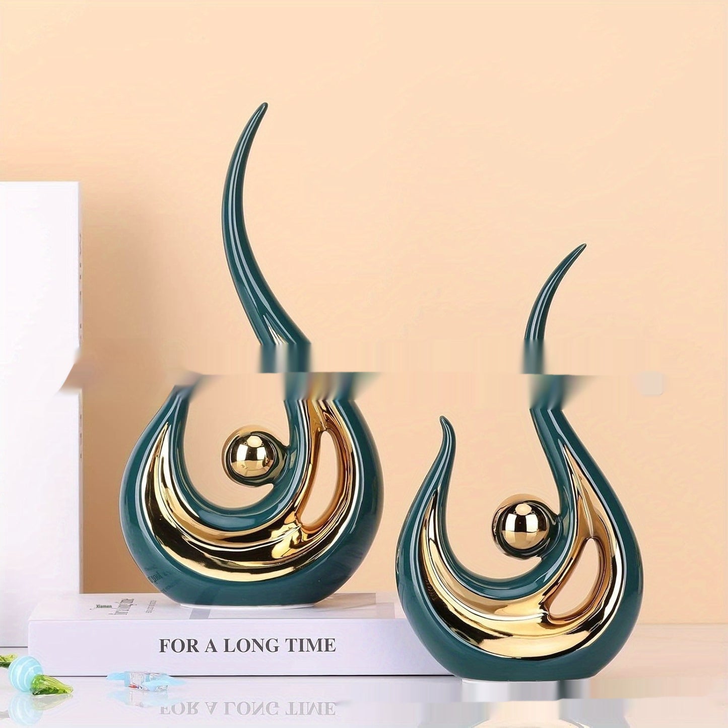 Modern Luxury Resin Home Decor Ornaments – Elegant Tabletop Decoration Set