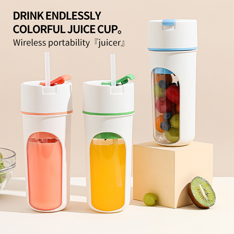 Portable USB Rechargeable Blender – Mini Juice Maker Bottle