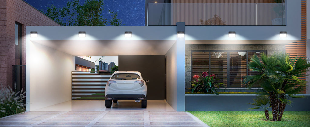 Solar Outdoor Motion Sensor Lights – Waterproof LED Security Lights (2 Pack)