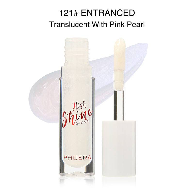 PHOERA High Shine Lip Gloss – Waterproof Long Lasting Lip Makeup