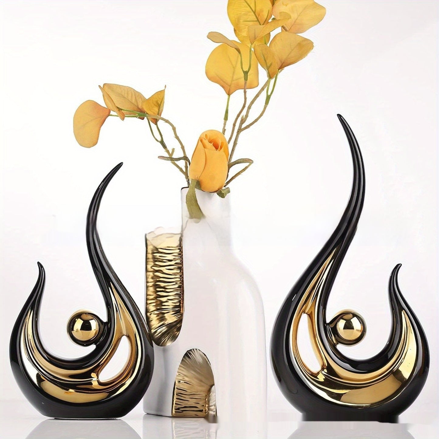 Modern Luxury Resin Home Decor Ornaments – Elegant Tabletop Decoration Set