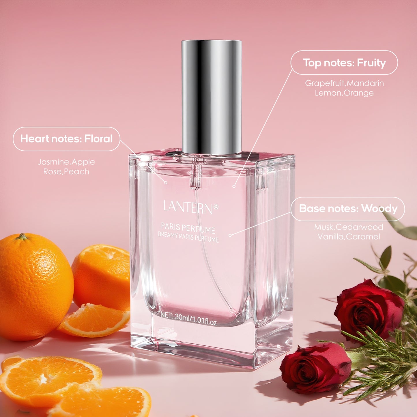 Dreamy Paris Floral Citrus Eau De Parfum Spray (Long-Lasting)