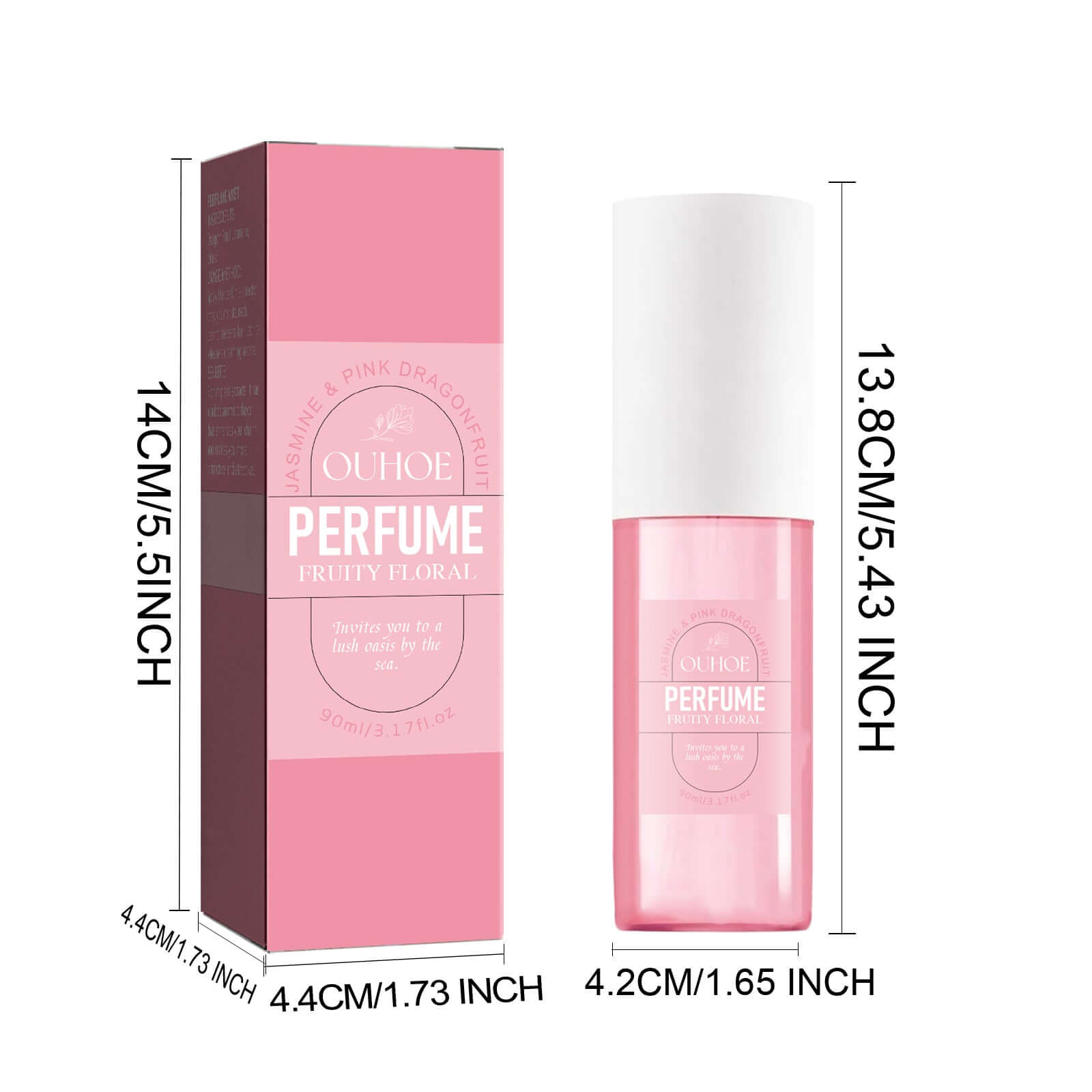 OUHOE Perfume Long Lasting Fragrance bottle design