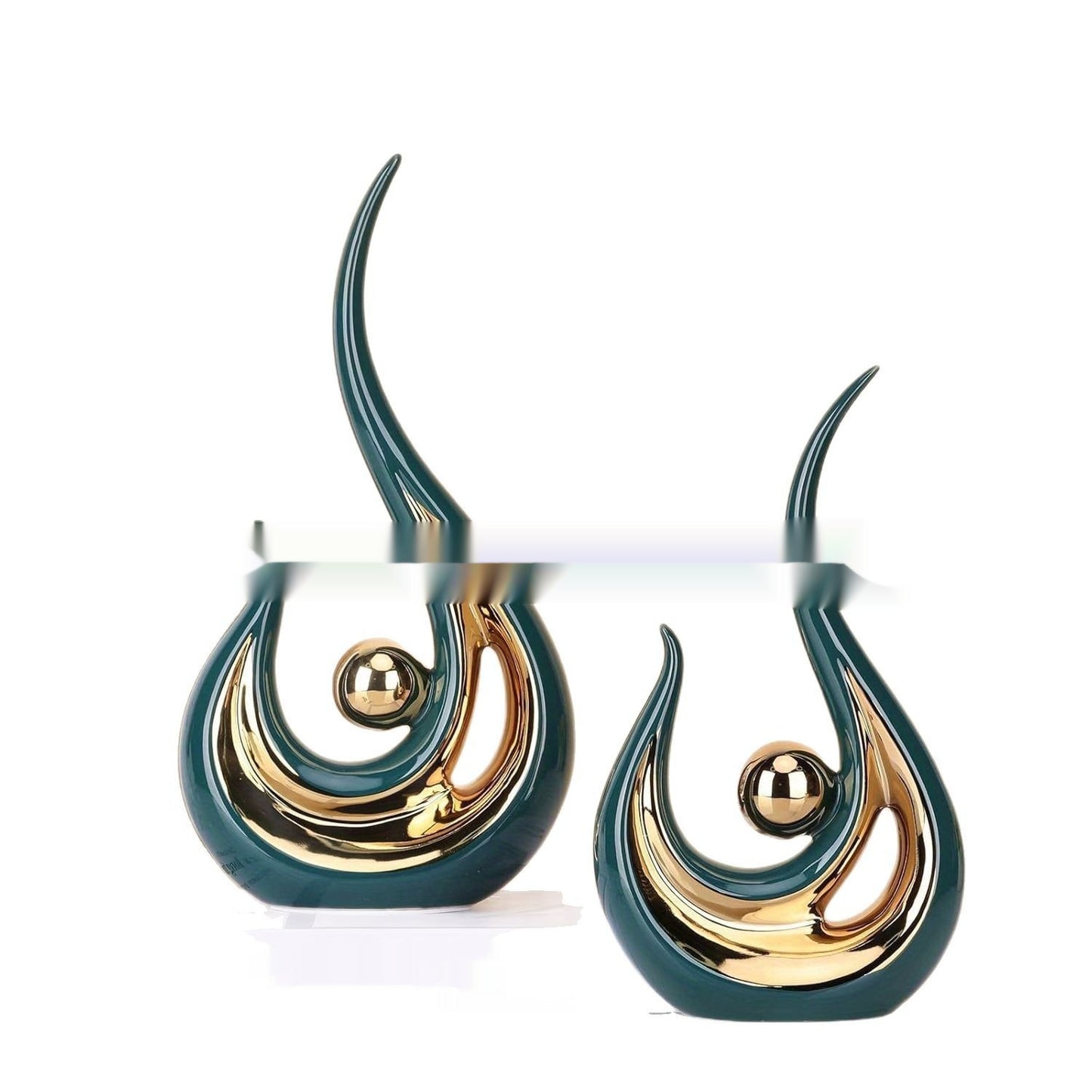 Modern Luxury Resin Home Decor Ornaments – Elegant Tabletop Decoration Set