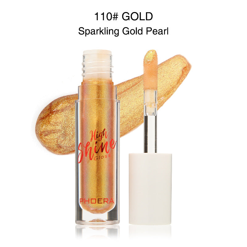 PHOERA High Shine Lip Gloss – Waterproof Long Lasting Lip Makeup