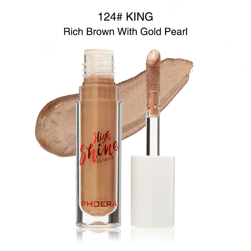 PHOERA High Shine Lip Gloss – Waterproof Long Lasting Lip Makeup