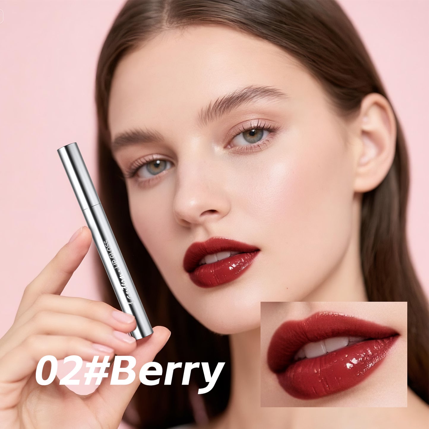 4 Colors Hydrating Lip Gloss Set – Long Lasting Waterproof Mirror Shine Lip Tint