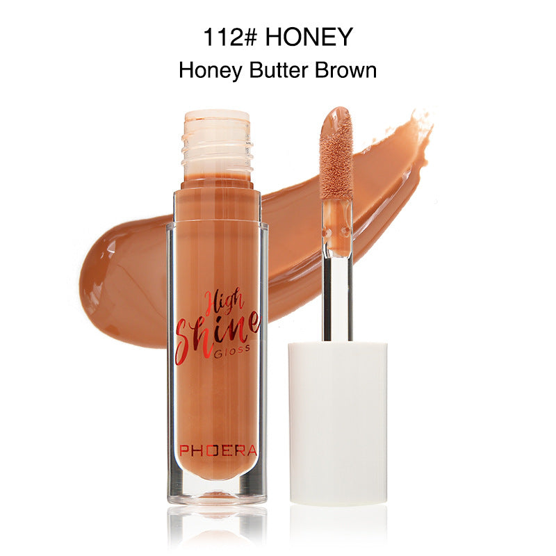 PHOERA High Shine Lip Gloss – Waterproof Long Lasting Lip Makeup