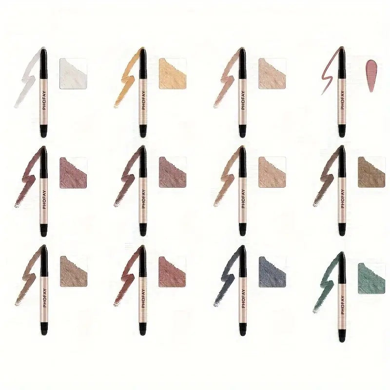 PHOFAY Waterproof Eyeshadow Stick – Long Lasting Cream Eye Makeup