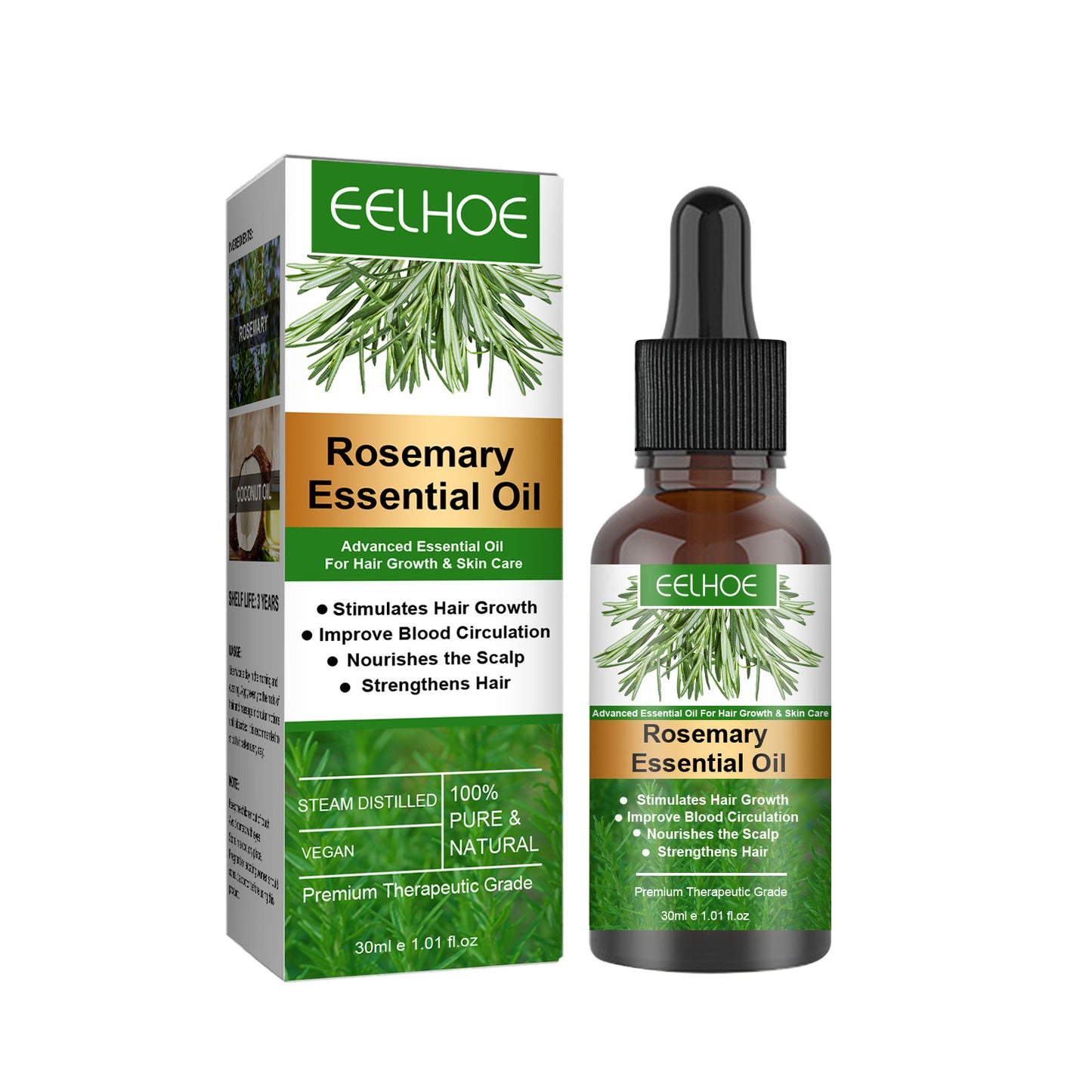 Rosemary Hair Growth Oil – Strengthening & Nourishing Hair Care Oil (30ml)
