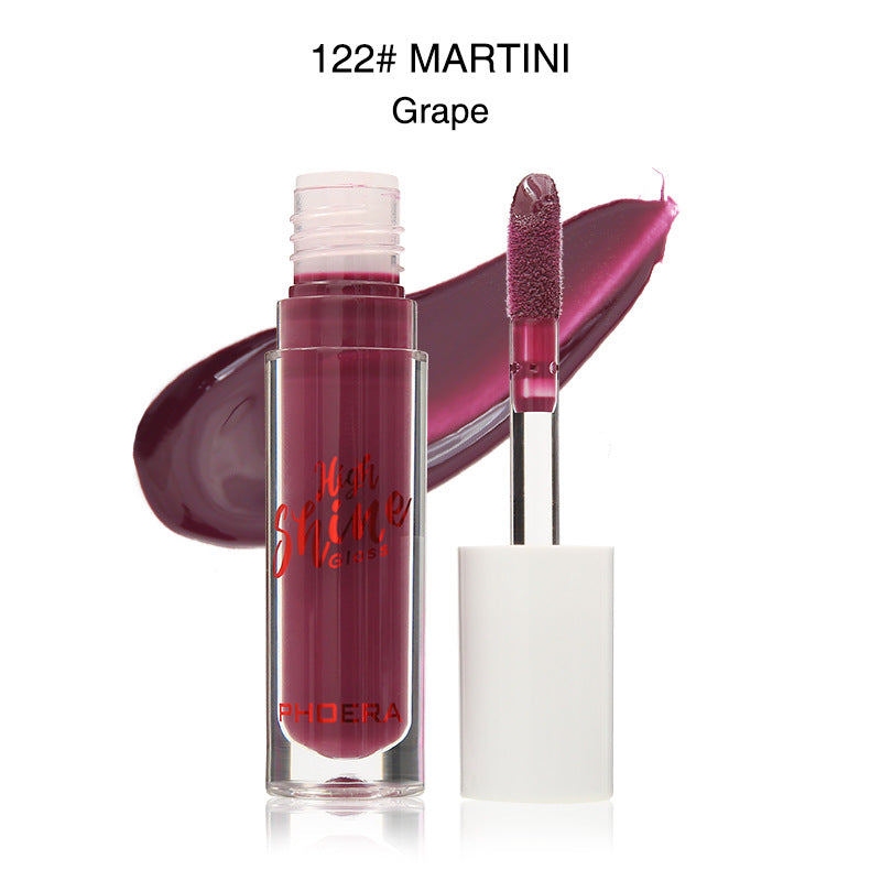 PHOERA High Shine Lip Gloss – Waterproof Long Lasting Lip Makeup